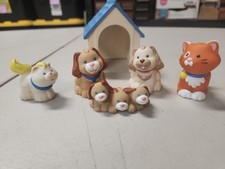 Rare 1993 Loving Family Dream Dollhouse Pets Cats Dogs House Puppies Lot picture