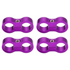 4 Pcs 8AN Hose Separator Clamp 5/8