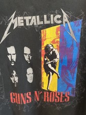 Vintage Guns N' Roses / Metallica 1992 Tour  T-Shirt Size XL ORIGINAL picture