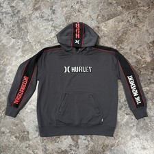 HURLEY REFLECTIVE INTERNATIONAL MOVEMENT HOODIE SIZE L  picture