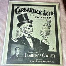 Carbarlick Acid Two Step Sheet Musi Clarence C Wiley Giles Brothers Skeleton Art picture