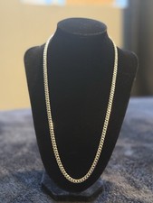 Solid 925 Sterling Silver Men's Miami Cuban Link Chain Necklace 5mm 22