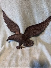 Vintage Solid Brass Patriotic American Eagle Wall Hanging  picture