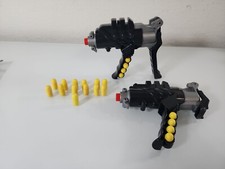 Vintage 1986 Larami Strike Force Avenger Toy Gun Yellow Rubber Ammo lot with 2 picture