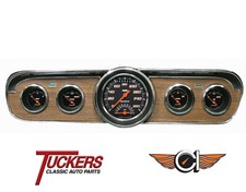 1965-66 Ford Mustang Velocity Blk Ultimate Gauges Classic Instruments MU65VSB35 picture