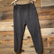 Offline by Aerie Jogger Sweatpants Women’s Size Small S Black Wash Pockets picture