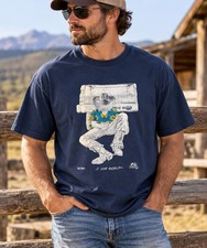 Vtg 1990 Martin Goldman Jackson Hole I Love Rodeo Hanes Single Stitch USA  XL picture