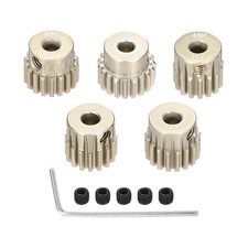 5Pcs 48P Pinion Gear Set 15T 16T 17T 18T 19T for 3.175 mm Shaft Hardened picture