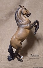 Breyer CM Resculpt Repaint Rearing Buckskin Lusitano Mare  No Reserve picture
