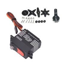 40KG Metal Gear  180° 1/8 1/10 Scale Steering Throttle RC Digital Servo picture