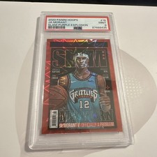 2020 Panini Hoops Slam #18 Ja Morant Purple Explosion Refractor PSA 9 picture