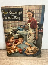 Vintage 1949 New Recipes For Good Eating Cookbook Crisco Proctor & Gamble picture