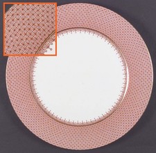 Mottahedeh Red Lace Service Plate  1869904 picture