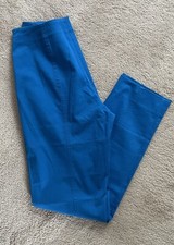 LaVia 18 NWT $175.00 Blue 97% Cotton Capri Cropped  Dress Pants Sz 38 picture