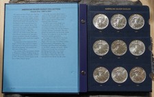 Complete 1986-2026 American Silver Eagle 1 oz 42 Silver Dollar BU Set/Album picture
