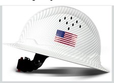 SBD-G1C Construction Full Brim Safety Helmet HDPE Hard Hat Vented OSHA Approv... picture