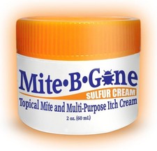 Mite-B-Gone 10% Sulfur Cream Relief from Mites, Insect Bites, Acne, Fungus picture