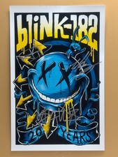SIGNED BLINK-182 20 YEARS 11x17 Music Poster COA by 3 of the band members picture