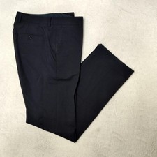 Bonobos Pants Mens 31x32 Blue Wool Mazotto Straight Flat Front Dress Slacks Suit picture