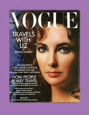 VOGUE-APRIL 15,1971-ELIZABETH TAYLOR-JOE DALLESANDRO-PENELOPE TREE-LAUREN HUTTON picture