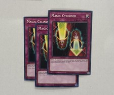 Yugioh 3x Magic Cylinder LDK2-ENY37 Normal Trap Card NM Common picture