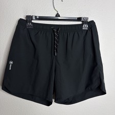 Roark Men's Run Amok Alta Shorts Size Medium Black 5” Inseam Lined EUC picture
