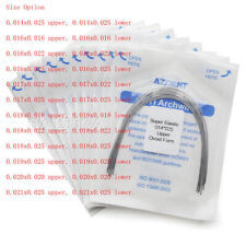 10PCS/PACK Dental Ortho Super Elastic Niti  Arch Wires Rectangular Ovoid AZDENT picture