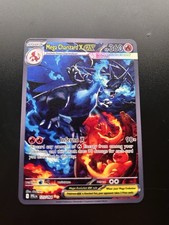 Mega Charizard X Ex 125/094 Pokemon Premium Gold Metal Card Collectible picture