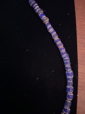 Antique 19th Century Venetian Chevron Necklace With Master Bead picture