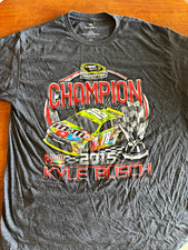Kyle Busch 2015 NASCAR Sprint Cup Champ Men’s Gray Graphic Tee XL picture