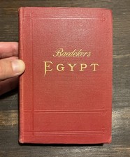 Baedeker's Egypt & Sudan 1914 7th Ed Complete Fold-Out Maps Pyramid Giza Nile picture