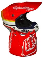 Troy Lee SE4 Composite KTM, Mirage White/Red Size SMALL (55-56cm) NO BOX picture