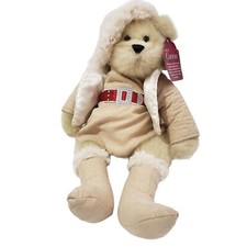 Macy's Gwen Christmas Holiday Teddy Bear Plush Brown Dressy 16