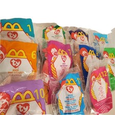 1998 McDonald's Ty Teenie Beanie Baby Lot of 11  (No #3) Stuffed Toy NEW SEALED picture