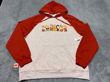 NEW Disney Snow White Hoodie Adult XL Seven Dwarves Epcot Germany Orange Parks picture