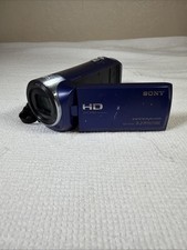 Sony HDR-CX240 Full HD Handycam Camcorder-Blue No Charger picture