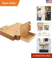 Pack of 50 Crush-Resistant 9x6x2 Shipping Boxes - Easy Assembly & Eco-Friendly picture