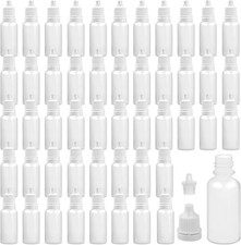 50 Pack 15Ml Plastic Dropper Bottle Empty Dropper Bottles Squeezable Liquid Drop picture