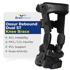 Ossur Rebound Dual ST Hinged Knee Brace Ligament Support L1845 picture