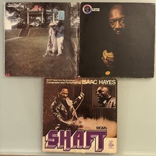 Issac Hayes Vinyl lot picture