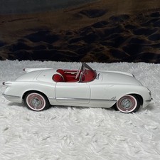 AUTOart Millennium 1953 Chevrolet Corvette Polo White Ex Vibrant Red Interior picture