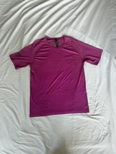 Lululemon Men's Metal Tech Vent Shirt Pink, Large, Athletic Performance picture