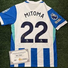 Kaoru Mitoma Signed Brighton 25/26 Home Shirt with EXACT VIDEO PROOF & COA picture