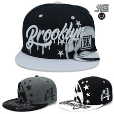 Brooklyn New Leader Colossal Drip City BK Basketball B Bridge Snapback Hat Cap picture