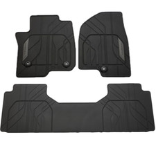 2021-2026 Chevrolet Tahoe Suburban All Weather Front & 2nd Row Floor Mats Black picture