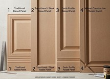  30 Unfinished Cabinet Doors   Raised Pannels picture