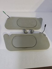 2002-2005 Ford Explorer Tan Camel Sun Visor Pair Driver Passenger Side Lights picture