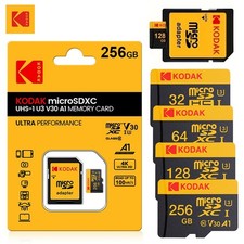 Kodak Micro SD Card 16GB 32GB 64GB 128GB 256GB Class 10 U3 V30 4K Memory Card TF picture