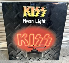 Kiss Logo Neon Light WORKING with Box And Inserts Vintage picture