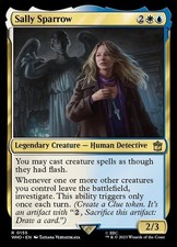 Sally Sparrow 0155 Non Foil Rare Doctor Who Commander MTG Near Mint picture